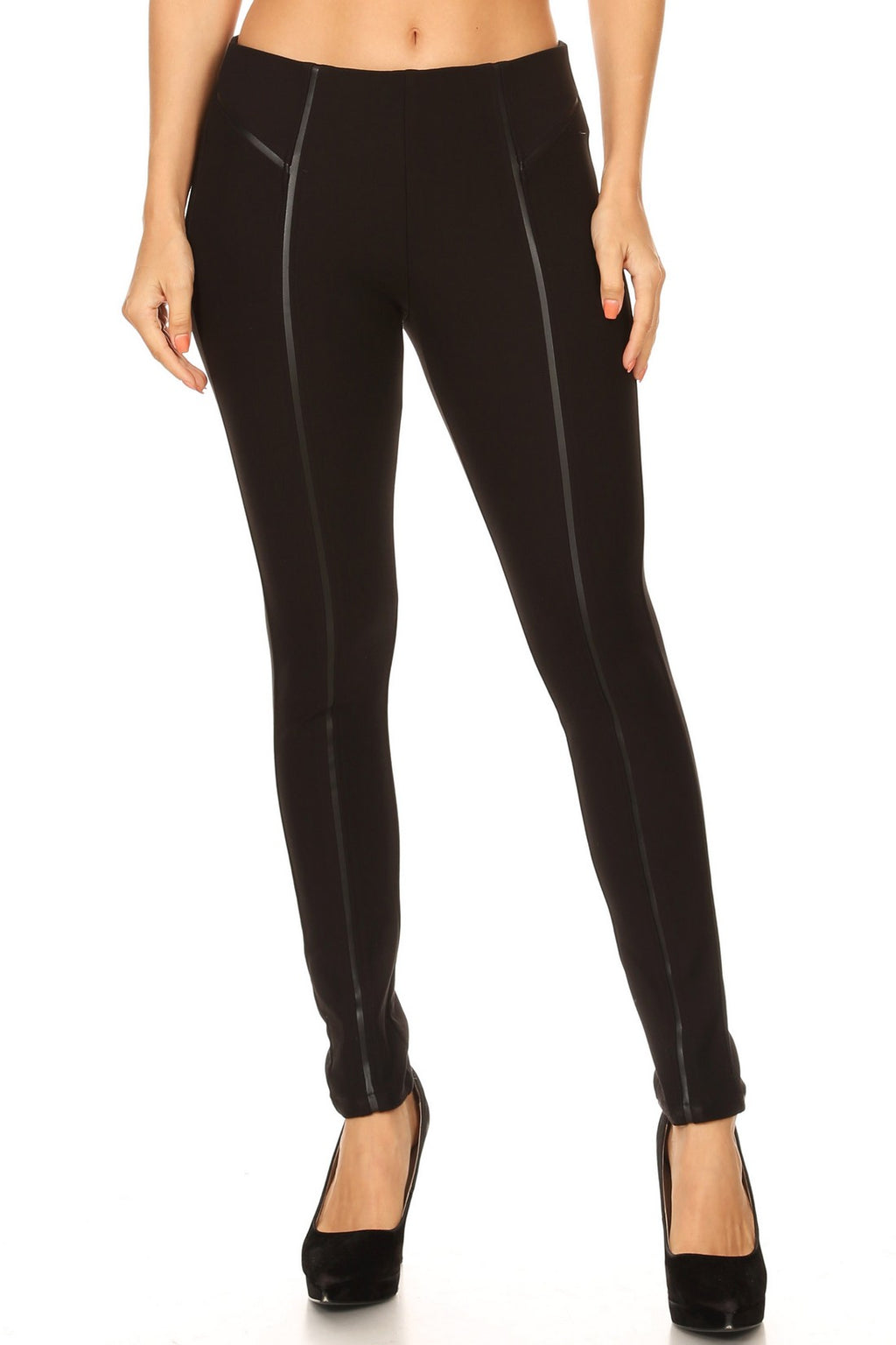 black high waisted trouser pants for women 