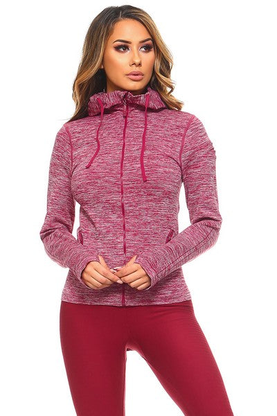 Active Space Dyed Performance Hoodie Jacket katambra