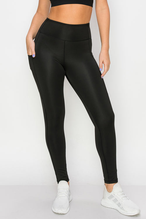 High Rise 5-Pocket Workout Leggings