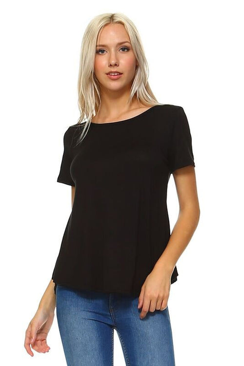 Cross It Out Short Sleeve Top katambra