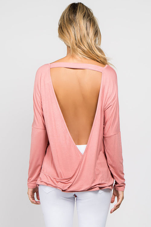 Love Me Back Surplice Top