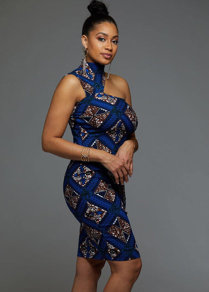 bodycon african print dress