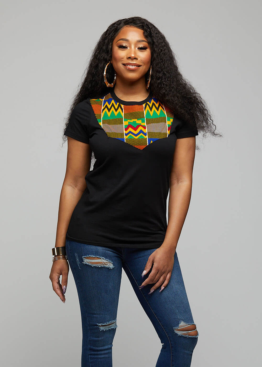 african print t shirts