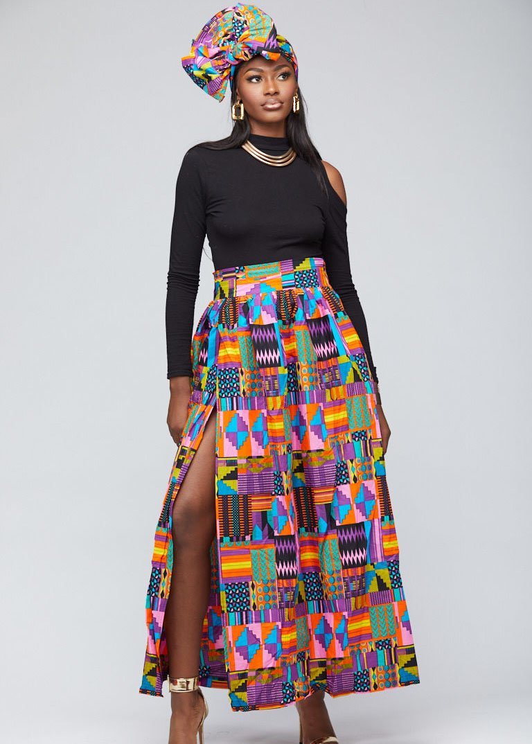 african skirts plus size near me