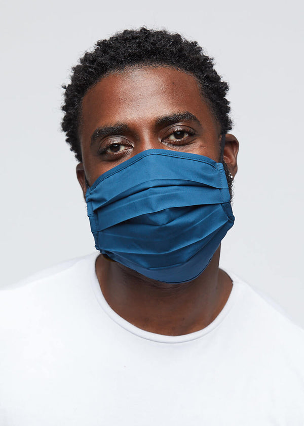 Uzo 2 Layer Reusable Face Mask (Deep Teal)-Clearance