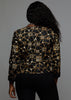 Tops - Semira African Print Reversible Blazer (Gold Tiles On Black)