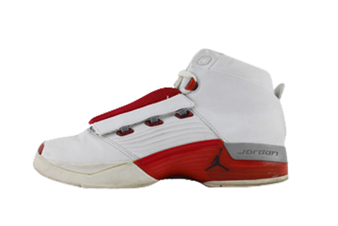 jordan 17 red and white