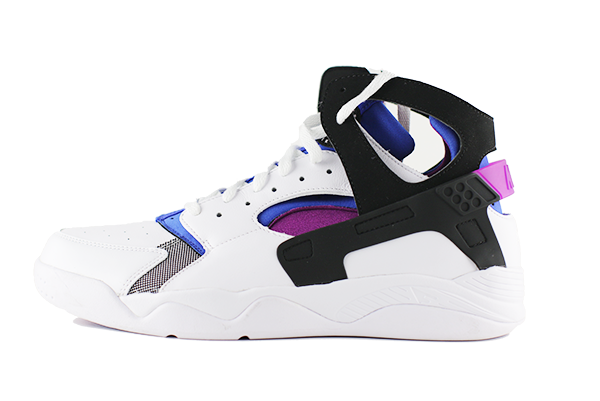 nike huarache white purple