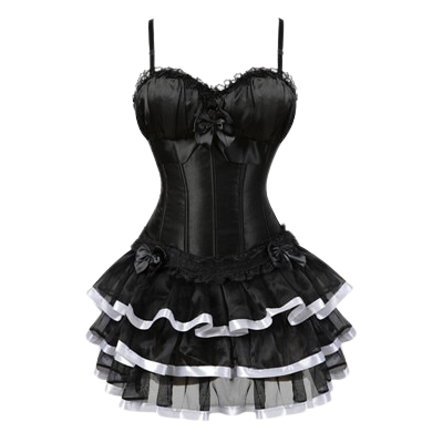 keuken Ja Lief Black Victorian Corset Dress – SSk