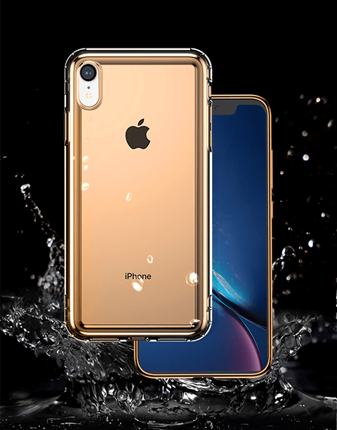 Airbags Series By Baseus Safety Flexible TPU Case For iPhone XR T/Gold