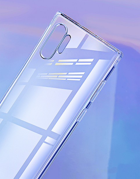 Baseus Simple Series Case For Note 10 (Anti-fall TPU) Transparent