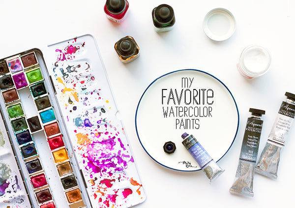 My Favorite Watercolor Paints by Mari Orr, Artist