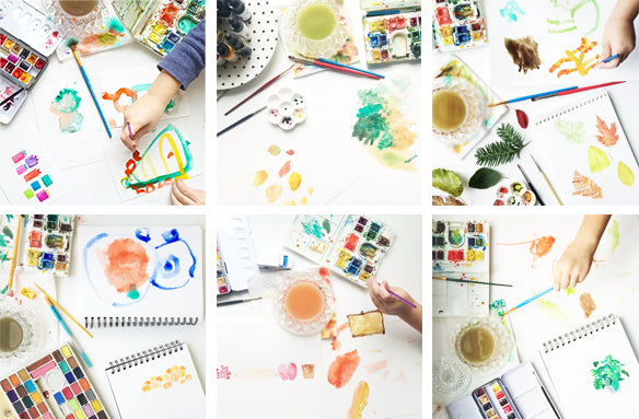 Painting with my son. || My Favorite Watercolor Paints by Mari Orr, Artist
