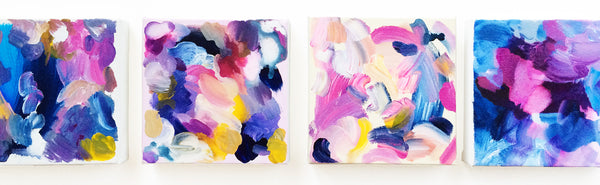Colorful abstract art paintings by Mari Orr || www.mariorr.com