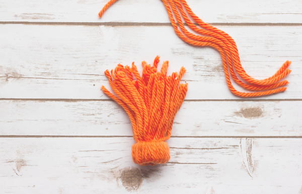 DIY Ornaments: Tiny Yarn Hats || Mari Orr Art #DIY #Christmas