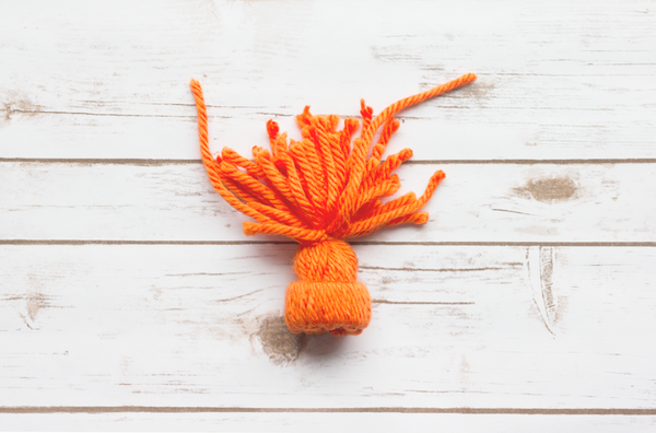 DIY Ornaments: Tiny Yarn Hats || Mari Orr Art #DIY #Christmas