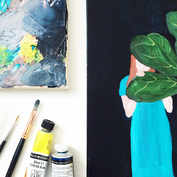 Palette vs painting: which do you prefer? || meandering mari, Mari Orr Art