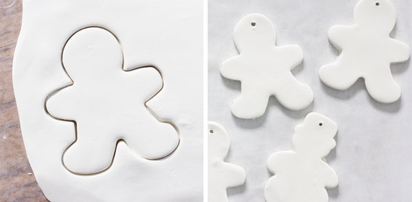 DIY Ornaments: Clay Gingerbread Men || Mari Orr Art #DIY