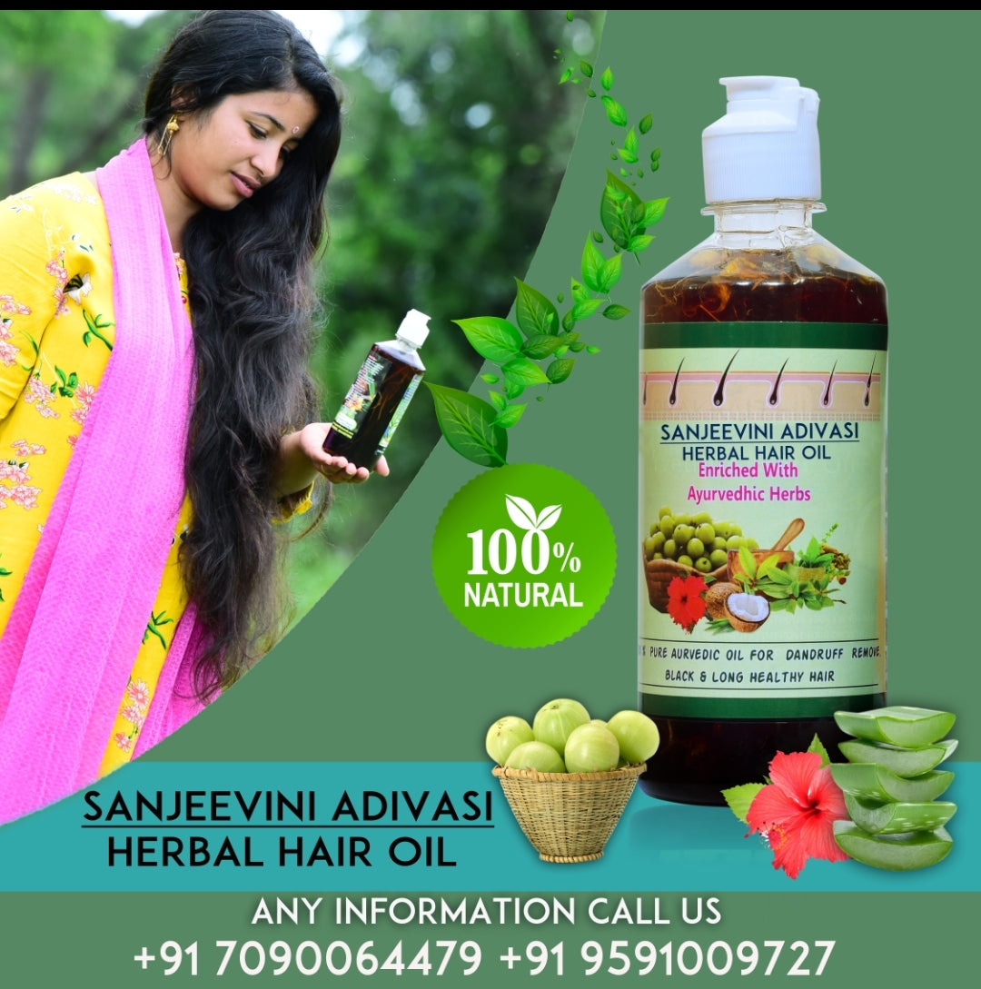 Sanjeevini Adivashi Herbal hair Oil – Sanjeevini Hair Oil