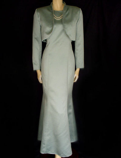 formal gown with jacket