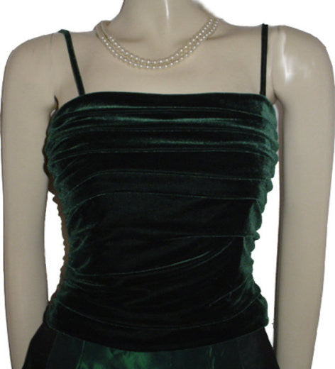 scott mcclintock black velvet dress