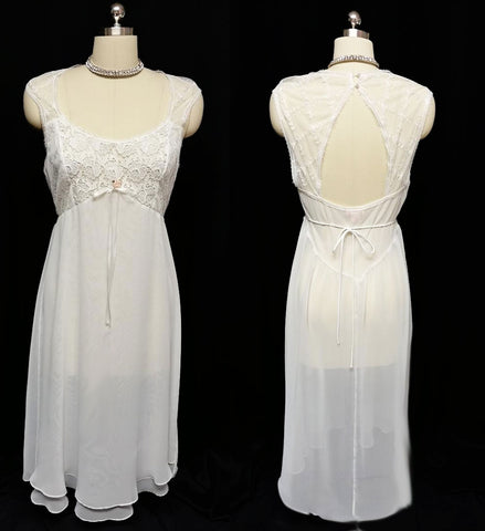 long white bridal nightgown