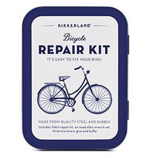 Kikkerland Bicycle Repair Kit Small Compact Portable Cycle Fix Tyre Puncture#097 