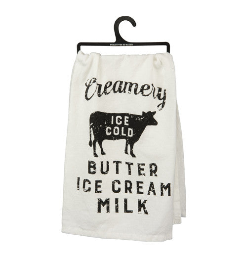 ice cream dish towel