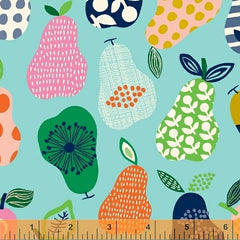 pears by carolyn gavin for windham fabrics 100% organic cotton