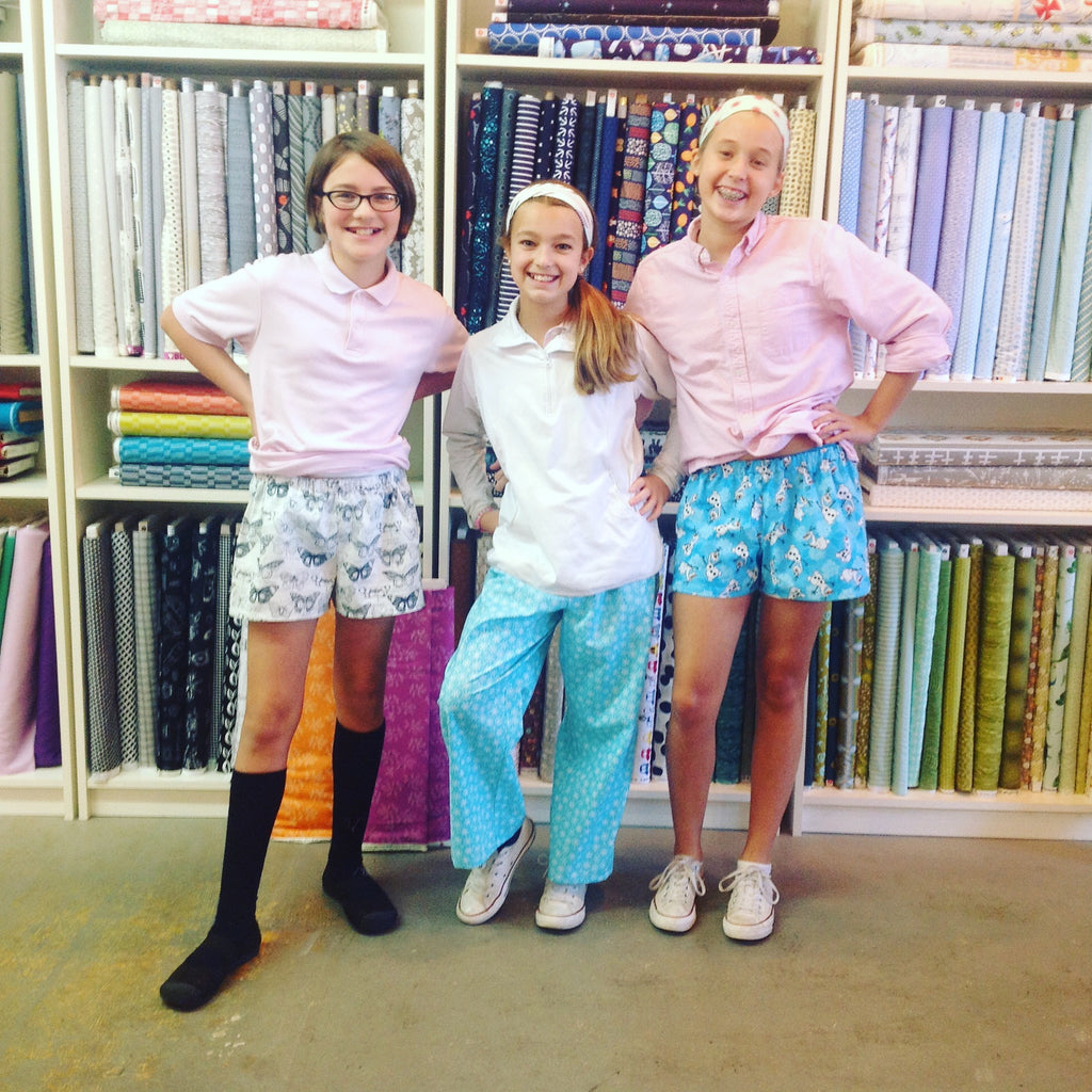 Sleepover Set Sewing Camp! Tues 7/24- Thurs 7/26, 10am-1pm - Owl & Drum