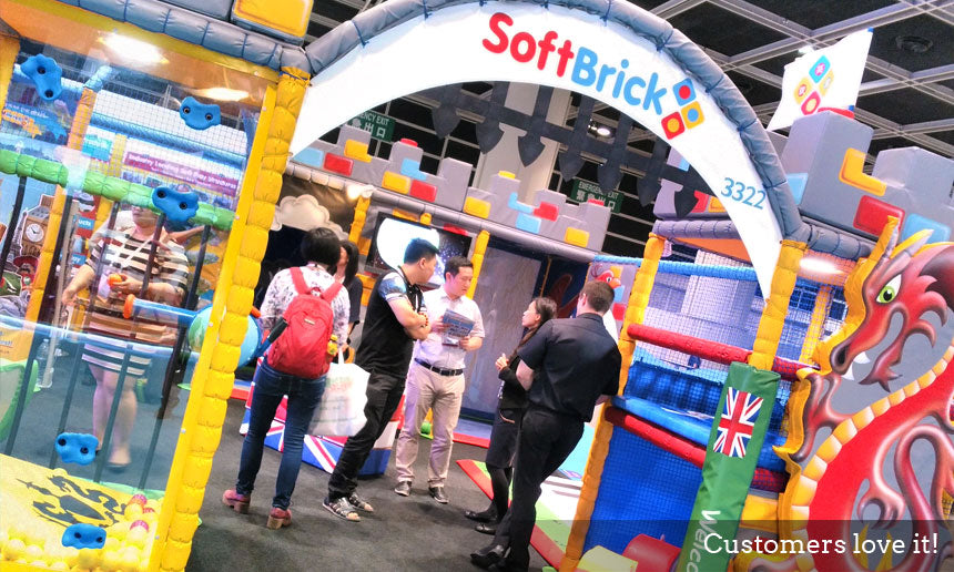 Soft Brick IAAPA Hong Kong Customers