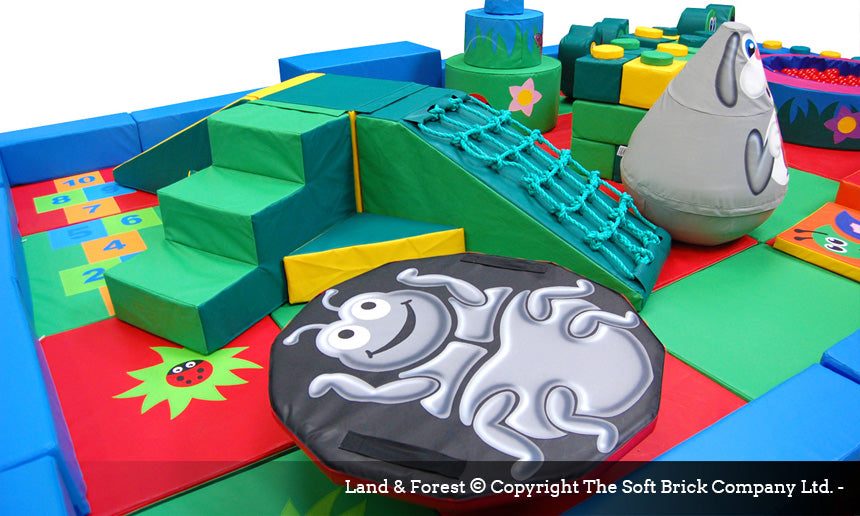 Land Forest Soft Play Packaway kit by Soft Brick