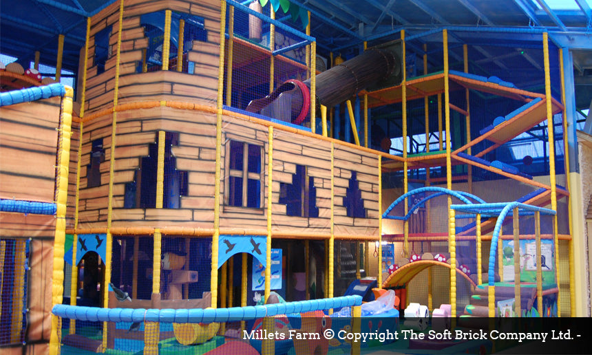 Millets farm indoor soft play by the soft brick company