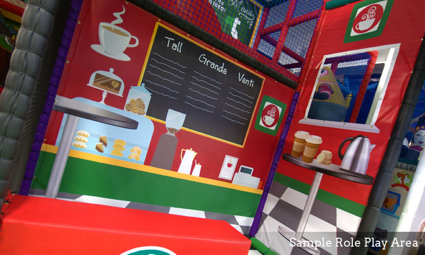 Coffee Shop at Soft Play Structure