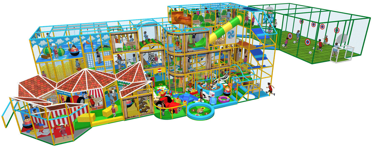 indoor soft play design by the soft brick company