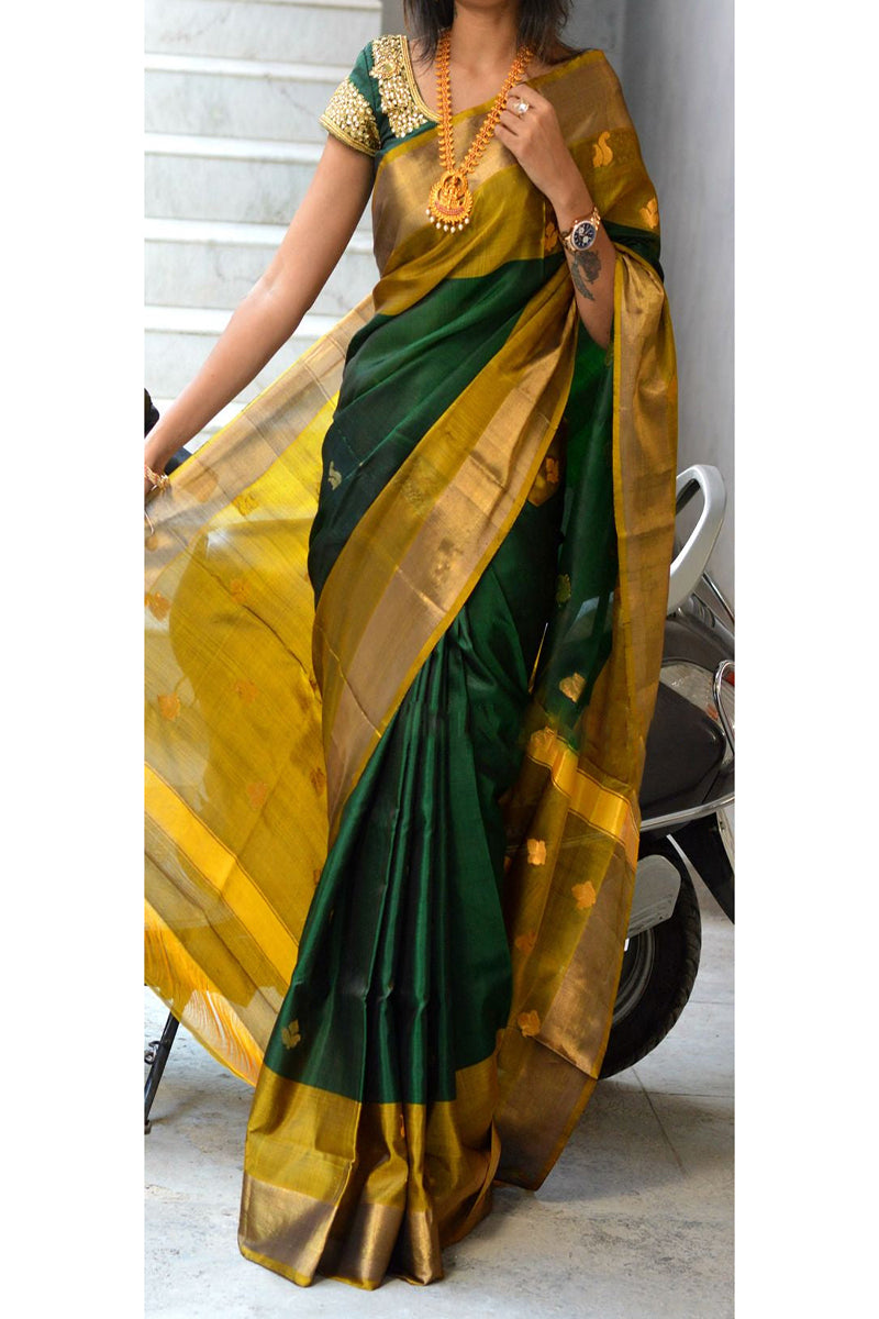 Ustana New Arrival Silk saree for womens