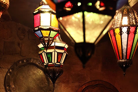 Lampes marocaines - Spa Arbre à Sens Paris 1