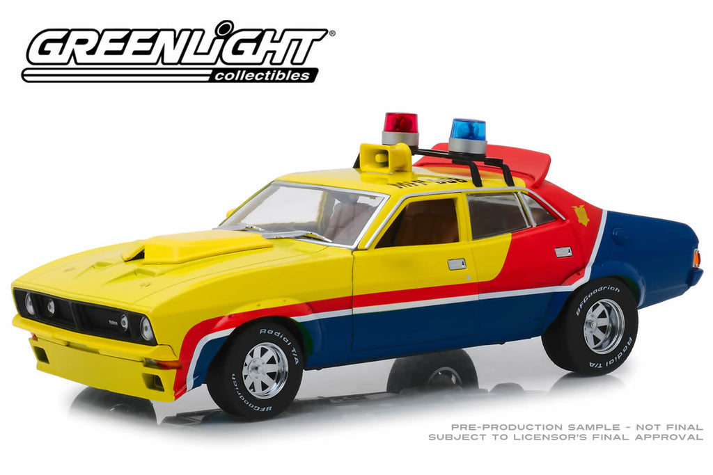 1 18 Mad Max 1973 Ford Falcon Xb Interceptor Police Modelmatic