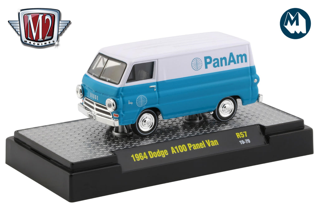 M2 Machines Auto-Thentics Release 57 PanAm '65 Ford Econoline Delivery Van