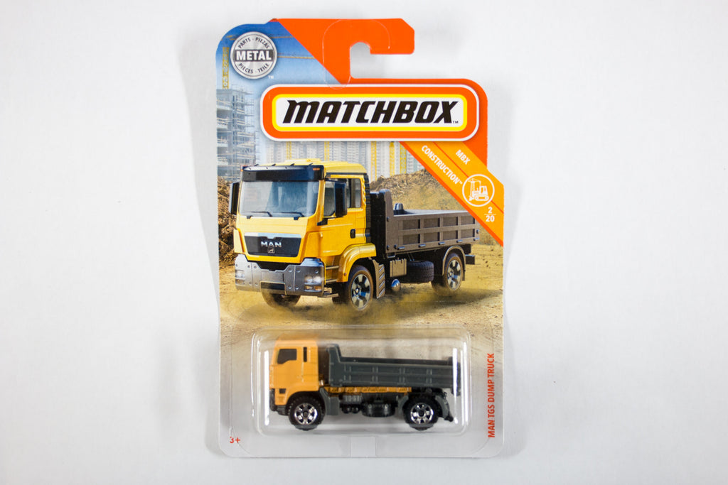 matchbox man tgs dump truck