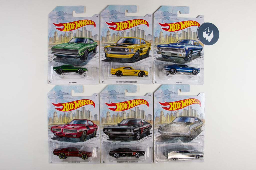 hot wheels detroit muscle cars