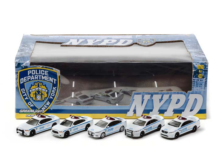 5 Car NYPD Diorama – Modelmatic