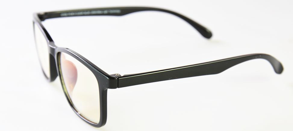 Style 712 Polished Black Blue Light Glasses