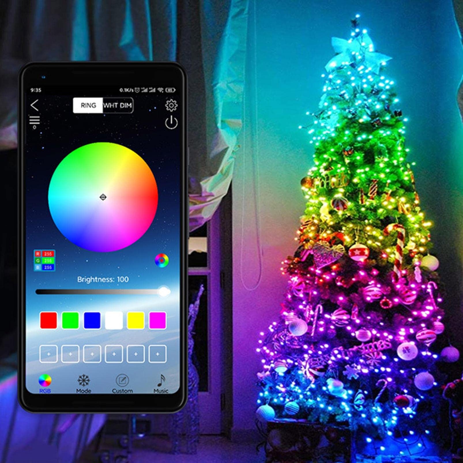 bluetooth christmas lights