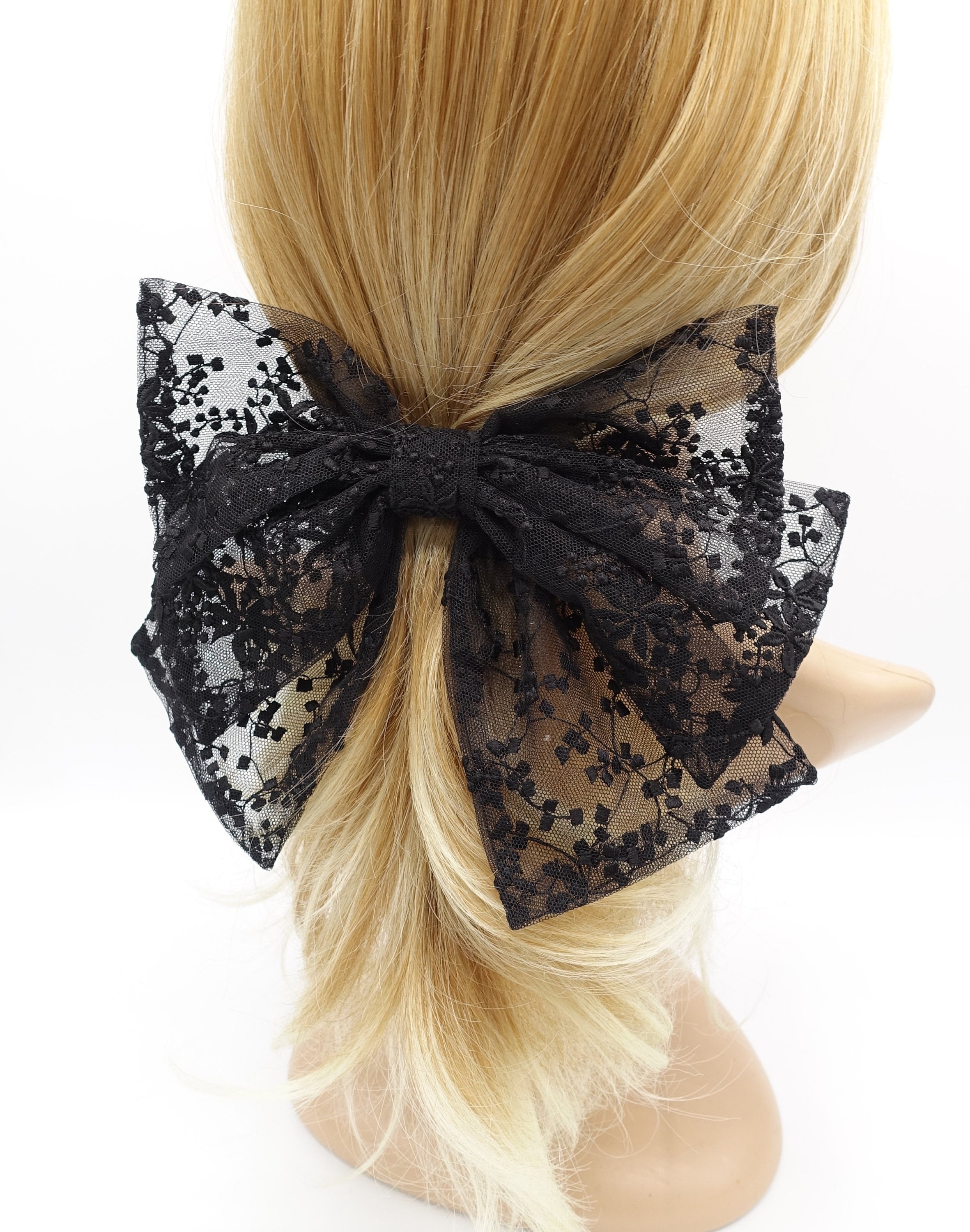 black lace hair accessories