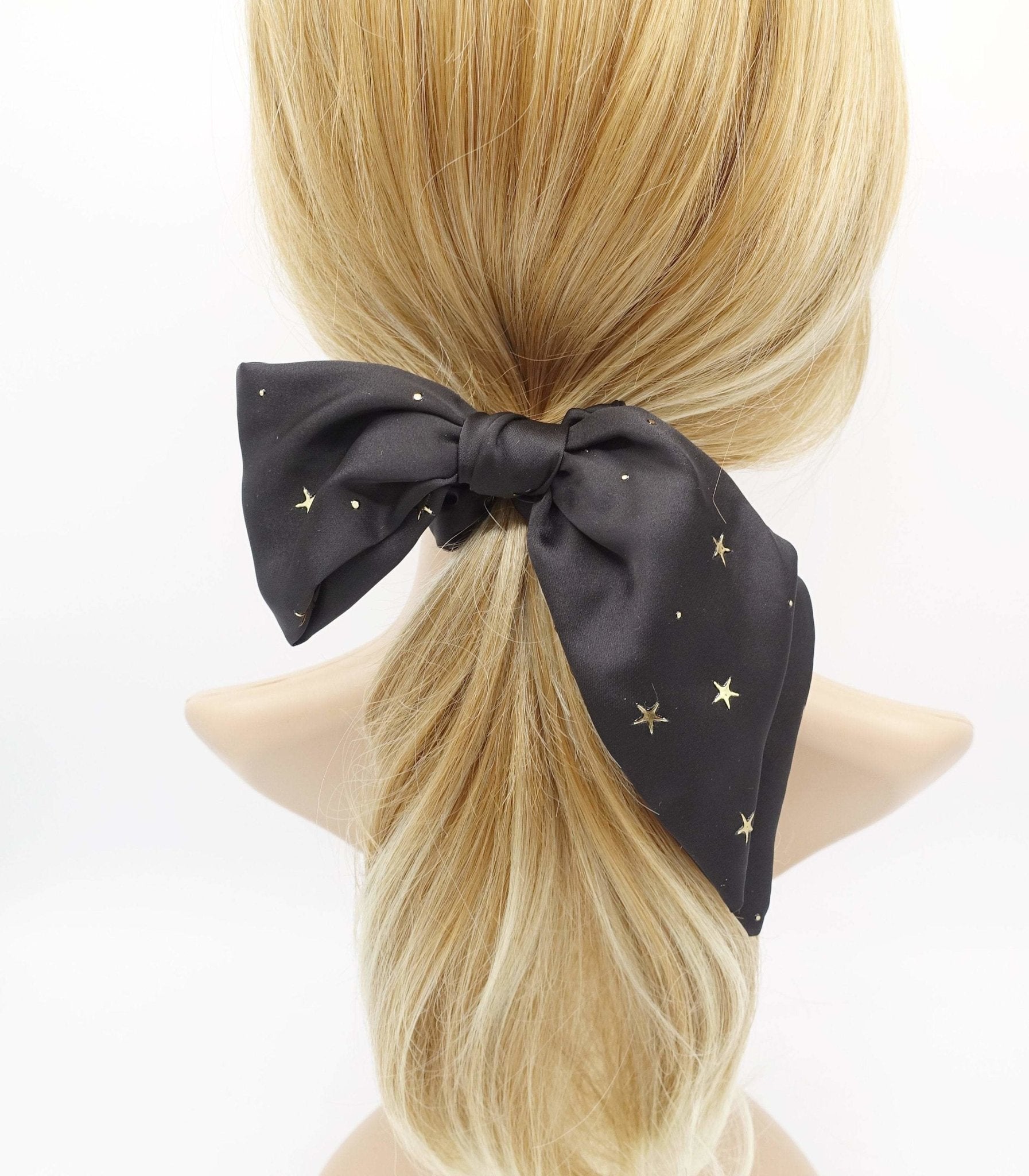 Bow Scrunchies Silk Hair Ties for Women Satin Scrunchie for Hair