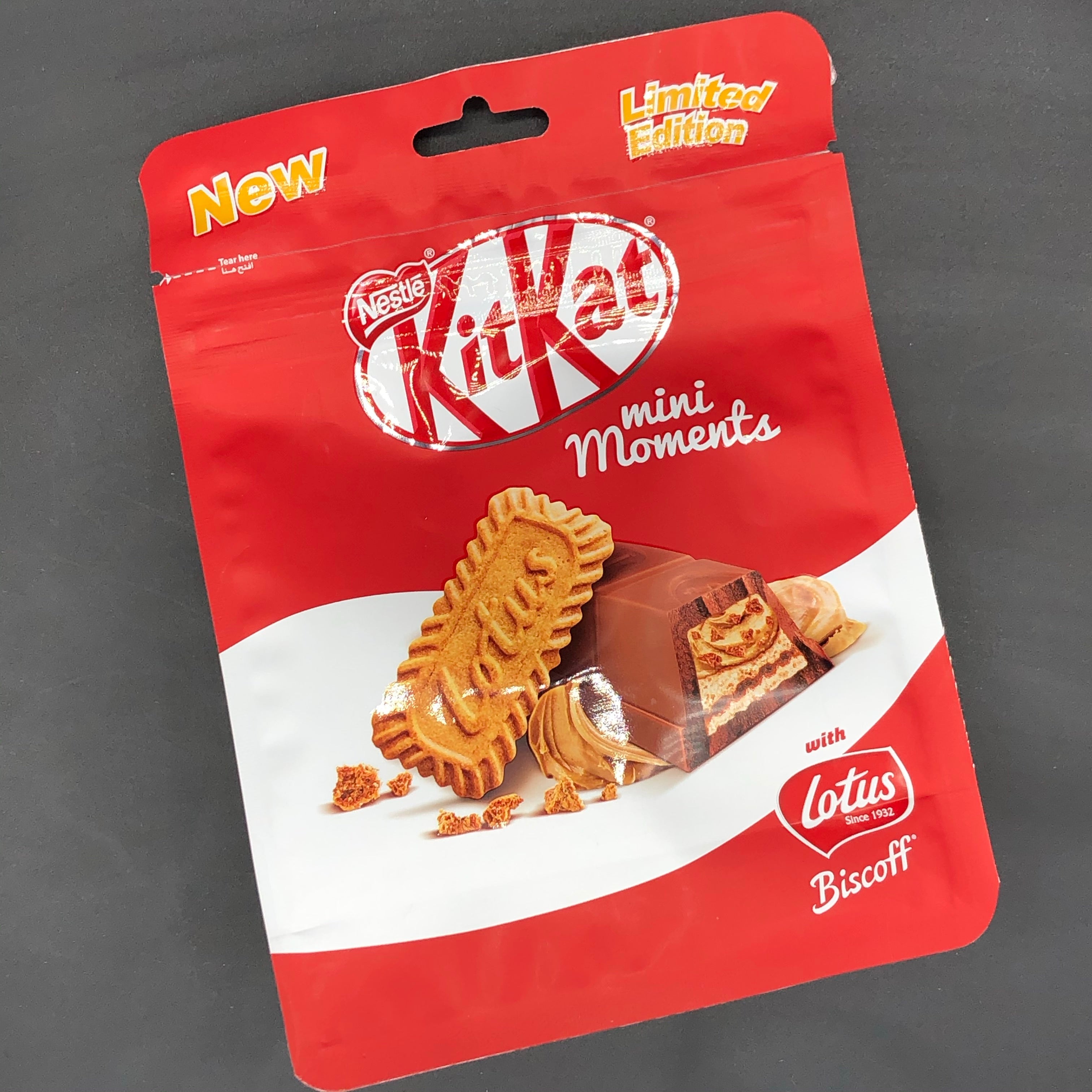 Kit Kat Mini Moments with Lotus Biscoff (Limited Edition) 122.5g [Midd