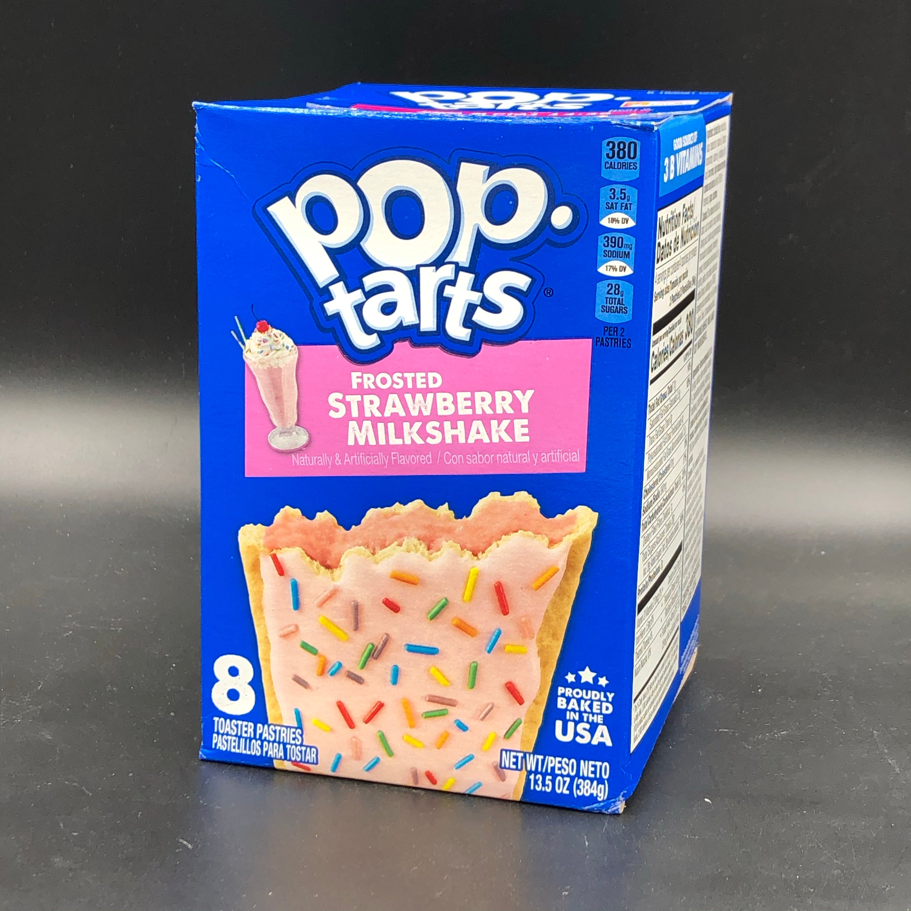 Pop Tarts Frosted Strawberry Milkshake 8Pack 384g (USA)