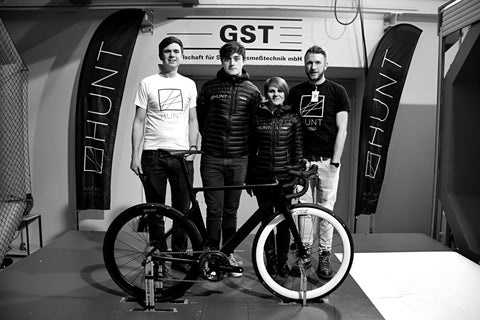 Hunt team at the GST Windtunnel testing site
