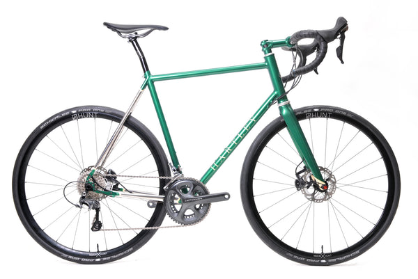 Green and silver Hartley Road Bike